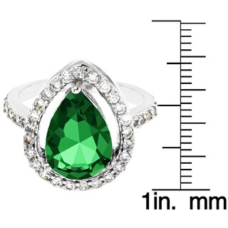 Foto 3 | Foto 3 | Anillo West Coast Jewelry De Plata De Ley Con Circonita Esmeralda - Venta Internacional.