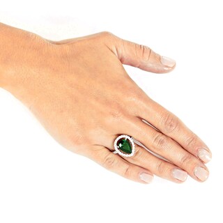 Foto 4 | Foto 4 | Anillo West Coast Jewelry De Plata De Ley Con Circonita Esmeralda - Venta Internacional.