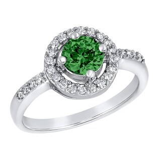 Foto 1 | Foto 1 | Anillo West Coast Jewelry De Plata De Ley Con Esmeralda Circonita Cúbica - Venta Internacional.