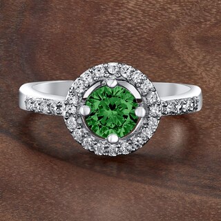 Foto 5 | Foto 5 | Anillo West Coast Jewelry De Plata De Ley Con Esmeralda Circonita Cúbica - Venta Internacional.