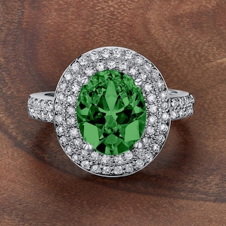 Foto 4 | Foto 4 | Anillo West Coast Jewelry De Plata De Ley Con Circonita Esmeralda - Venta Internacional.