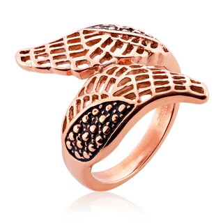 Foto 2 | Foto 2 | Anillo West Coast Jewelry Elya Leaf Wrap De Acero Inoxidable - Venta Internacional.