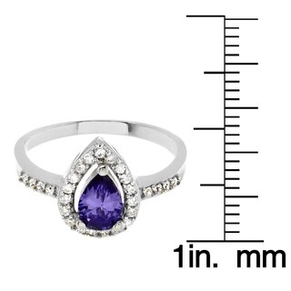 Foto 3 | Foto 3 | Anillo De Plata De Ley Con Amatista Con Circonita Cúbica De West Coast Jewelry, Tamaño 6 - Venta Internacional.