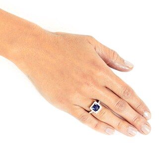 Foto 4 | Foto 4 | Anillo De Plata De Ley Con Circonita Cúbica Azul Montana De West Coast Jewelry - Venta Internacional.