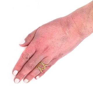 Foto 5 | Foto 5 | Anillo West Coast Jewelry Elya Split Crisscross Orbit Gold - Venta Internacional.
