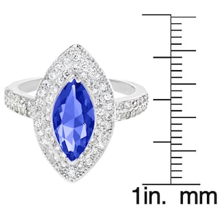 Foto 3 | Foto 3 | Anillo De Plata De Ley Con Circonita Cúbica Azul Montana De West Coast Jewelry - Venta Internacional.