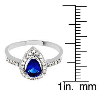 Foto 3 | Foto 3 | Anillo De Plata De Ley 925 Con Circonita Cúbica Azul Montana De West Coast Jewelry - Venta Internacional.