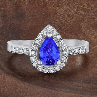 Foto 5 | Foto 5 | Anillo De Plata De Ley 925 Con Circonita Cúbica Azul Montana De West Coast Jewelry - Venta Internacional.