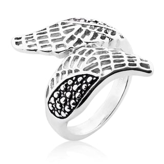 Foto 2 | Foto 2 | Anillo West Coast Jewelry Elya Leaf Wrap De Acero Inoxidable - Venta Internacional.