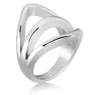 Foto 2 | Foto 2 | Anillo De Acero Inoxidable Con Banda Dividida Elya De West Coast Jewelry - Venta Internacional.