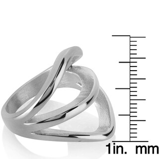 Foto 3 | Foto 3 | Anillo De Acero Inoxidable Con Banda Dividida Elya De West Coast Jewelry - Venta Internacional.