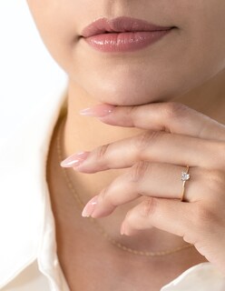 Foto 4 | Foto 4 | Anillo De Promesa Tainy 10k Oro Talla 7.5