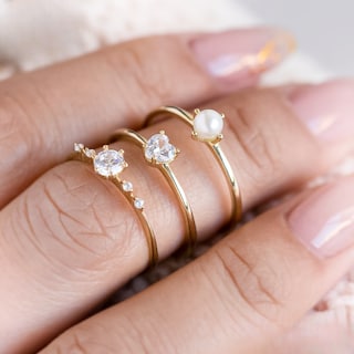 Foto 4 | Foto 4 | Anillo De Promesa Tainy 10k Oro Talla 4