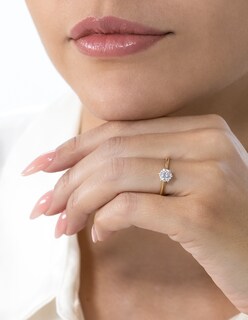 Foto 4 | Foto 4 | Anillo de Compromiso 10k Oro Talla 7.5