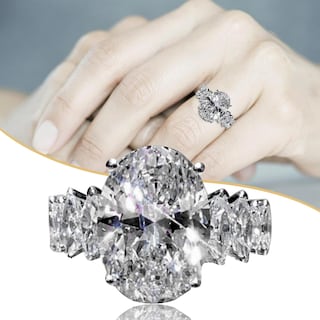 Foto 2 | Foto 2 | Anillo Huoguo Fashion Precioso Circonio Supergrande Para Mujer - Venta Internacional.