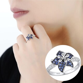 Foto 2 | Foto 2 | Anillo De Boda Huoguo Gorgeous Flower De Plata 925 Para Mujer - Venta Internacional.