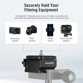 Foto 3 | Foto 3 | Placa De Liberación Rápida Neewer Qrp-1 Para Trípode, Monopié, Etc. - Venta Internacional.
