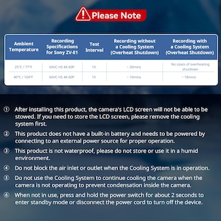 Foto 6 | Foto 6 | Sistema De Refrigeración Externo De Cámara Smallrig Para Sony/canon/fujif - Venta Internacional.