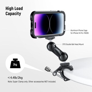 Foto 5 | Foto 5 | Super Clamp Neewer St84 Con Zapata Fría Y Orificios Roscados - Venta Internacional.