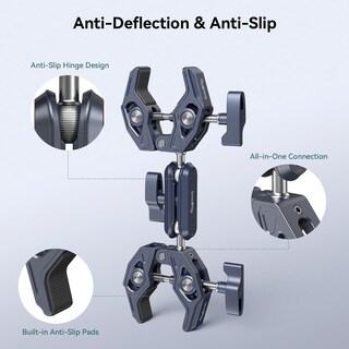 Foto 5 | Foto 5 | Clamp Mount Smallrig Double Abrazadera Para Paraguas Brazo Superabrazadera - Venta Internacional.