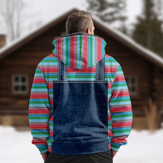 Foto 3 | Foto 4 | Venta Internacional-Chamarra con Capucha Guantnig Multicolor para Niño