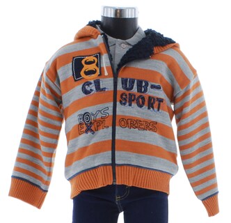 Foto 1 | Foto 1 | Chamarra Para Niño Chicos Olé 2998 Naranja Con Capucha