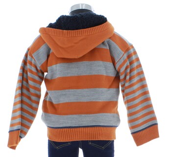 Foto 3 | Foto 3 | Chamarra Para Niño Chicos Olé 2998 Naranja Con Capucha