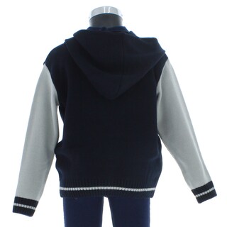 Foto 3 | Foto 3 | Chamarra Para Niño Chicos Olé 2994 Azul Y Gris Con Capucha