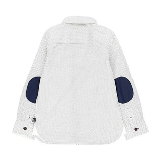 Foto 3 | Foto 3 | Camisa Boboli Blanca dos Opciones de Manga para Niño