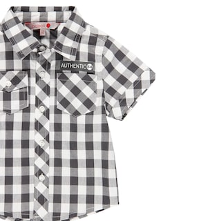 Foto 2 | Foto 2 | Camisa a Cuadros de Popelín Boboli Estampado Authentic 84 para Bebé Niño