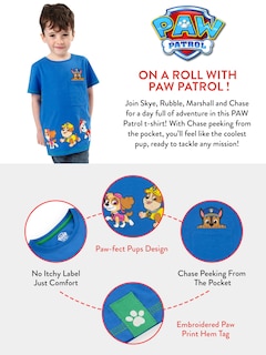 Foto 6 | Foto 6 | Camiseta Azul de la Patrulla Canina Producto Oficial para Niños - Venta Internacional
