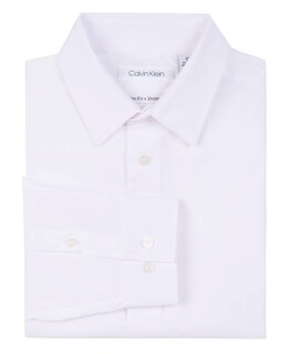 Foto 2 | Foto 2 | Camisa Calvin Klein de Manga Larga Blanca para Niños - Venta Internacional