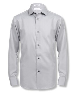 Foto 1 | Foto 1 | Camisa Calvin Klein Gris Manga Larga para Niño - Venta Internacional