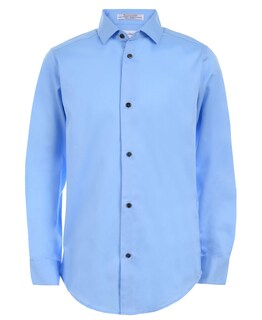 Foto 1 | Foto 1 | Camisa Calvin Klein Manga Larga Azul para Niños - Venta Internacional