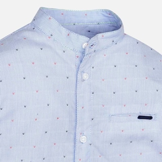 Foto 2 | Foto 2 | Camisa Slim Fit Flechas Azul Para Niño Mayoral