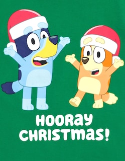 Foto 4 | Foto 4 | Camiseta Bluey Bingo Christmas Para Niños Pequeños Verde 6 Años - Venta Internacional.
