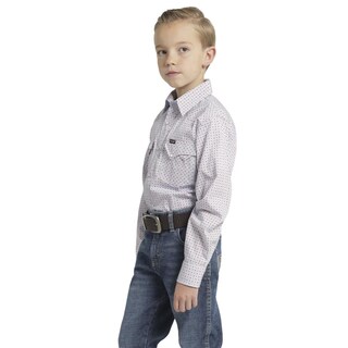 Foto 2 | Foto 2 | Camisa Vaquera Niño Wrangler Slim Fit Manga Larga 414 Azul