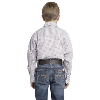 Foto 3 | Foto 3 | Camisa Vaquera Niño Wrangler Slim Fit Manga Larga 414 Azul