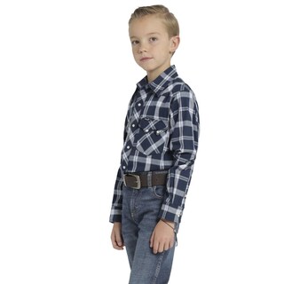 Foto 2 | Foto 2 | Camisa Vaquera Niño Wrangler Slim Fit Manga Larga 413 Multicolor