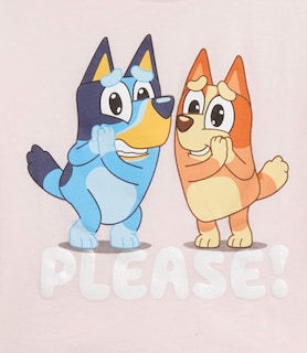 Foto 2 | Foto 2 | Camiseta Bluey Bingo Para Niñas Pequeñas, Color Rosa Claro, Talla 4 - Venta Internacional.