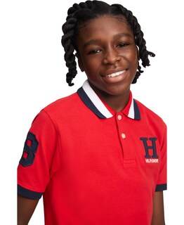 Foto 4 | Foto 4 | Polo Tommy Hilfiger De Manga Corta Con Estampado De Hiedra Elástica Para Niños - Venta Internacional.