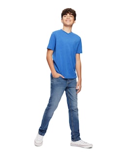 Foto 2 | Foto 2 | Camiseta Tommy Hilfiger De Manga Corta Para Niños, 100% Algodón - Venta Internacional.