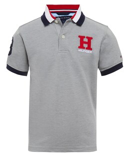 Foto 1 | Foto 1 | Polo Tommy Hilfiger Para Niños, Manga Corta, Gris Mate, 3y - Venta Internacional.