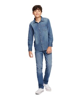Foto 2 | Foto 2 | Camisa Tommy Hilfiger Max Denim para Niño - Venta Internacional