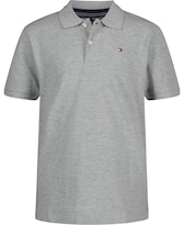 Polo Tommy Hilfiger Para Niños, Manga Corta, Gris Hiedra, 5 Años - Venta Internacional.