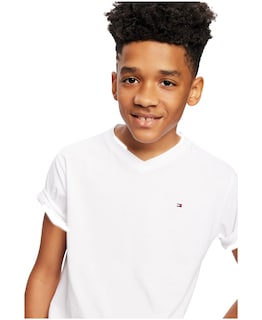 Foto 3 | Foto 3 | Camiseta Tommy Hilfiger Ken De Manga Corta Para Niños, 100% Algodón - Venta Internacional.