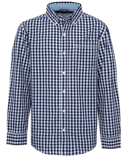 Foto 1 | Foto 1 | Camisa Tommy Hilfiger De Manga Larga A Cuadros Vichy Con Cuello Y Bolsillo - Venta Internacional.