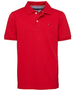 Foto 1 | Foto 1 | Polo Tommy Hilfiger Para Niños, Manga Corta, Color Rojo Hiedra, Talla 3 - Venta Internacional.