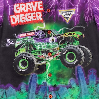 Foto 3 | Foto 3 | Camiseta Monster Jam Trucks Grave Digger Para Niños Pequeños De 6 Años - Venta Internacional.