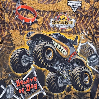 Foto 5 | Foto 5 | Camiseta Monster Jam Monster Mutt Brown Para Niños Talla 6 - Venta Internacional.